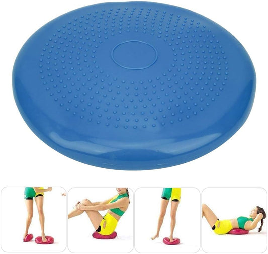 Ultrasport - Balkussen met pomp | Noppen | Wiebelkussen | Ø 33cm